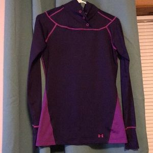 Small Under Armour long sleeve collared shirt